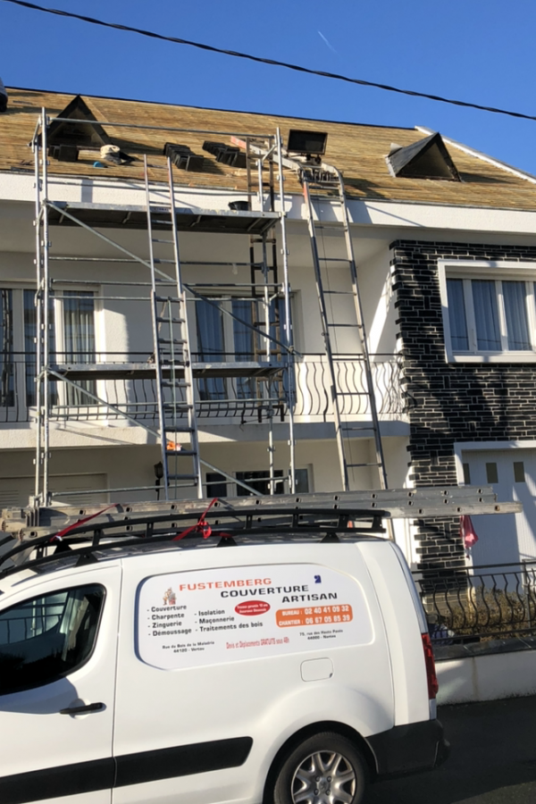 Travaux avant | préparation de la couverture